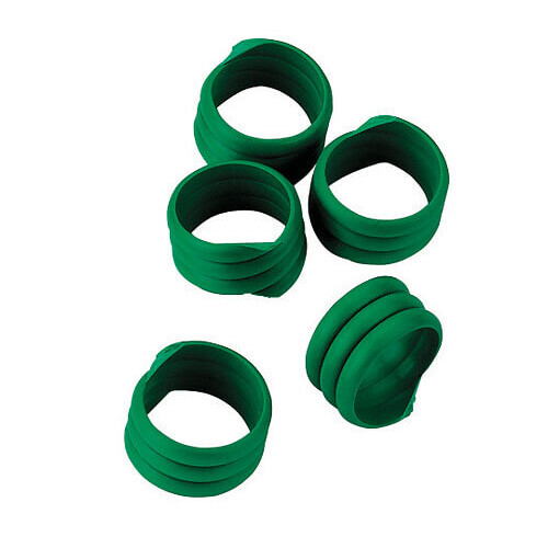 Spiralringe für Geflügel in grün - Kerbl