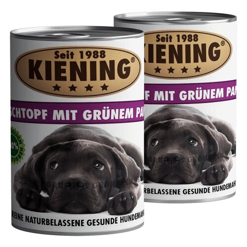 Getreidefreies Hundefutter Fleischtopf mit grünem Pansen - Kiening