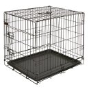 Hunde Gittertransportbox - Kerbl eintürig, 63 cm x...