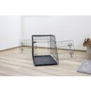 Hunde Gittertransportbox - Kerbl eintürig, 63 cm x 48 cm x 57 cm