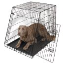 Hunde Gittertransportbox - Kerbl eintürig, 63 cm x 48 cm x 57 cm