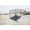 Hunde Gittertransportbox - Kerbl zweitürig, 92 cm x 63 cm x 74 cm