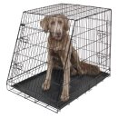 Hunde Gittertransportbox - Kerbl zweitürig, 75 cm x 52 cm x 61 cm