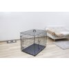 Hunde Gittertransportbox - Kerbl zweitürig, 75 cm x 52 cm x 61 cm