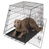 Hunde Gittertransportbox - Kerbl zweitürig, 75 cm x 52 cm x 61 cm