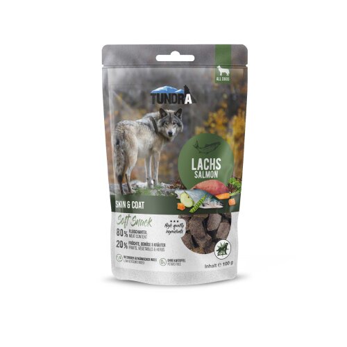 Hunde Snacks Skin & Coat Lachs - Tundra