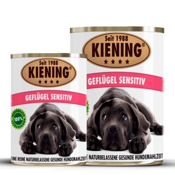 Getreidefreies Hundefutter Geflügel sensitiv - Kiening