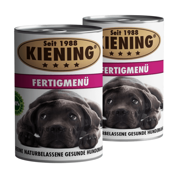 Hundefutter Fertig-Menü Geflügel, Rind & Pansen - Kiening