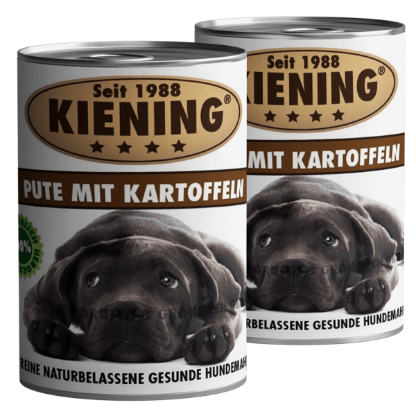 Getreidefreies Hundefutter Pute & Kartoffeln - Kiening